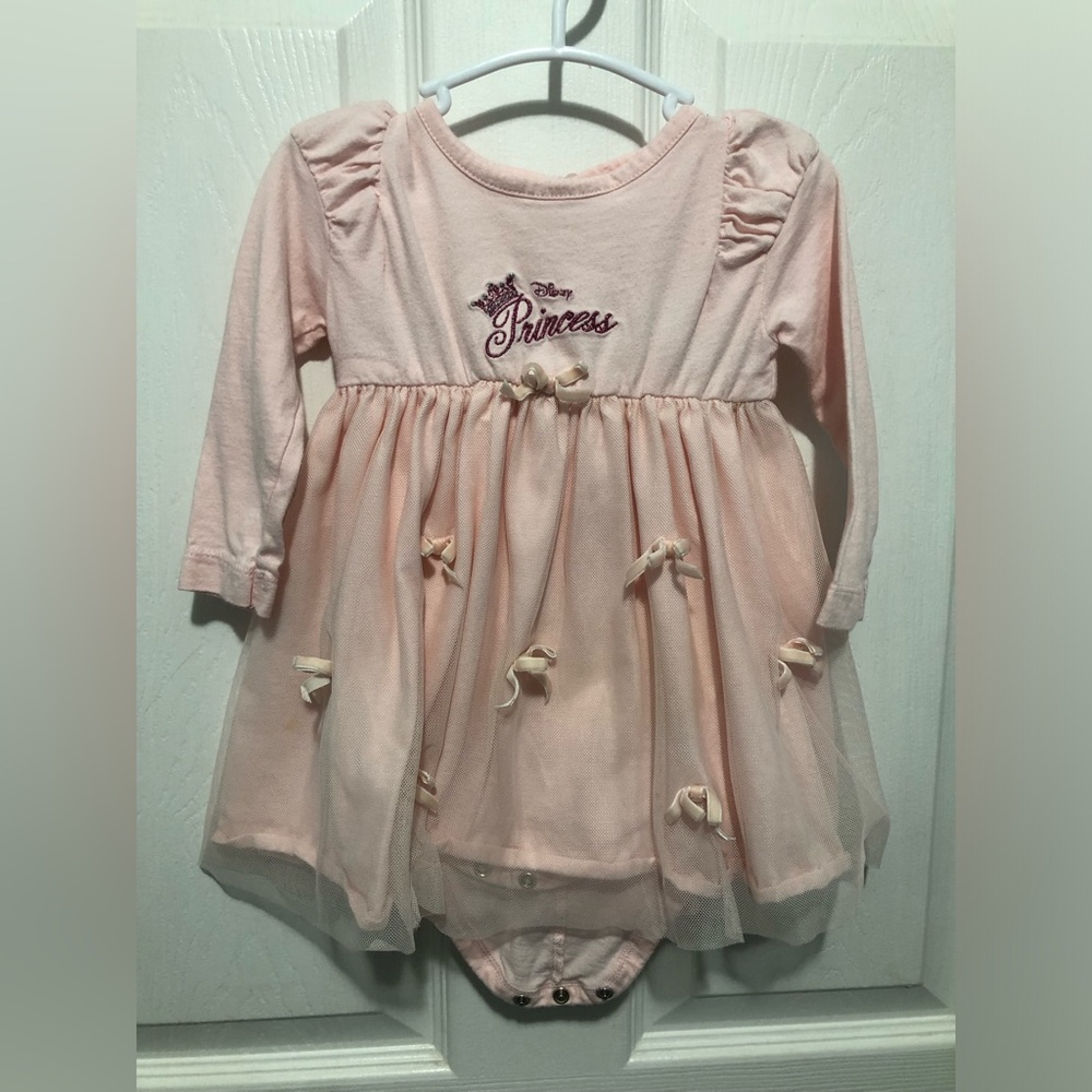 Disney baby princess dress onesie 12m